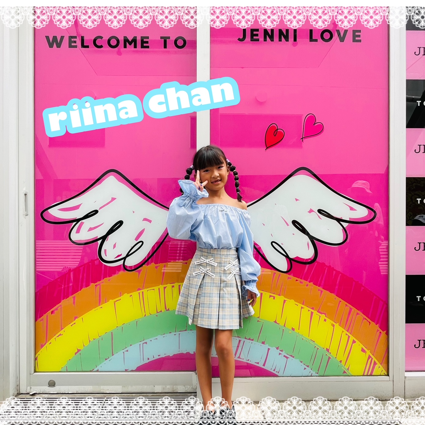 🎀お友だち紹介🎀りいなちゃん🎀 - JENNI SHOP BLOG